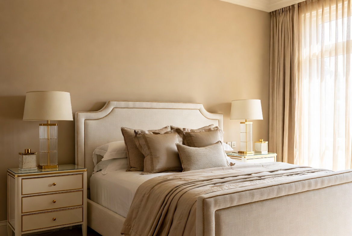 Styled bedroom by Sanaz